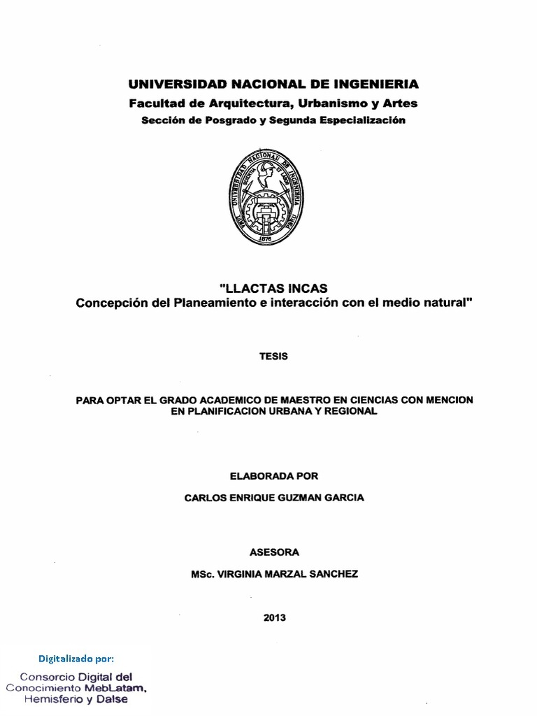 Guzman Gc Pdf Pdf Imperio Inca Urbanismo