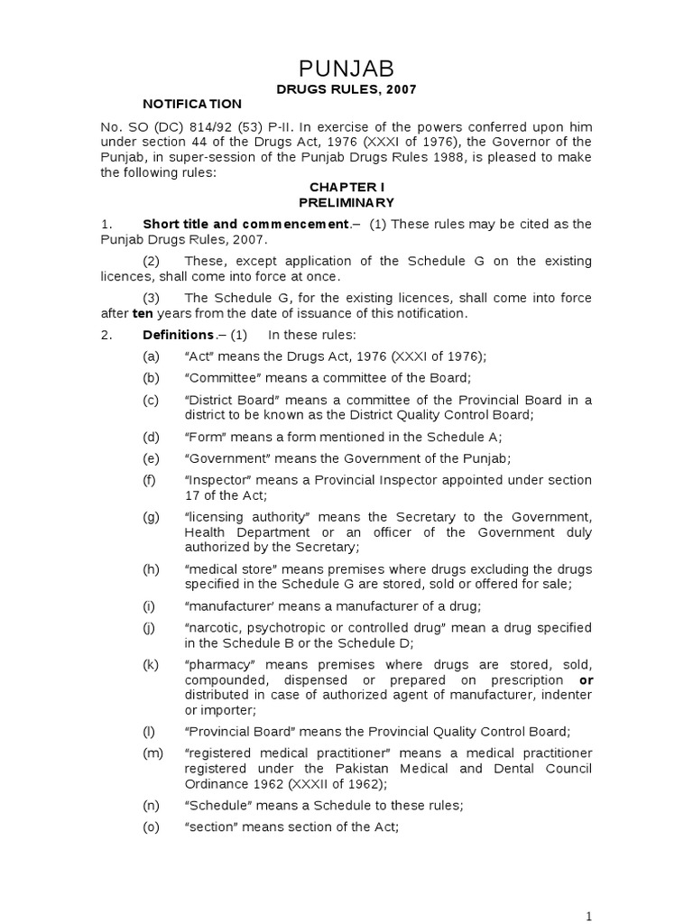 punjab-drugs-rules-2007-pdf-medical-prescription-license