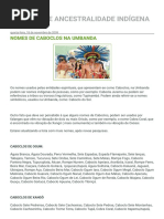 Caboclos e Ancestralidade Indígena_ Nomes de Caboclos Na Umbanda