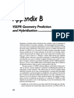 Vsepr Geometry Prediction and Hybridization 1993