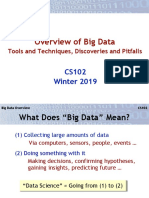 Overview of Big Data: CS102 Winter 2019