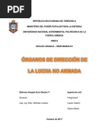 Órganos de Dirección de la Lucha No Armada