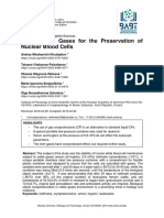 Use of Inert Gases For The Preservation of Nuclear Blood Cells