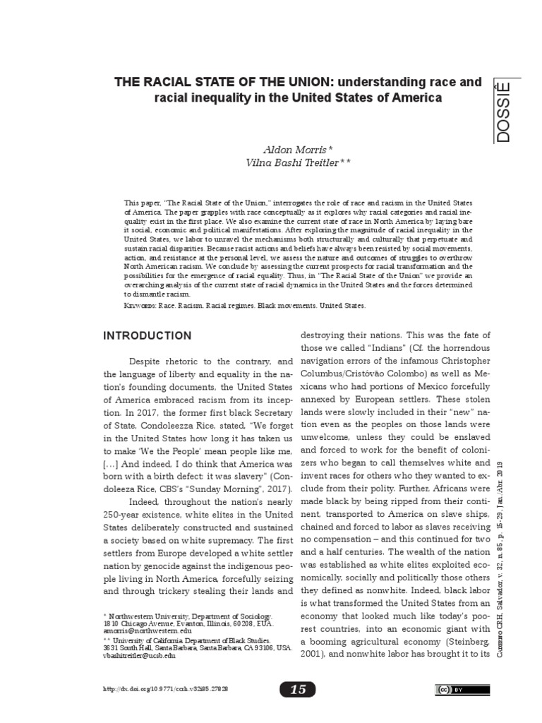 Racial Inequality in the USA Explained | PDF | Race (Human ...
