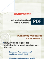 Multiplying Fractions by A Whole Number