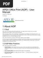 APEX Office Print Manual