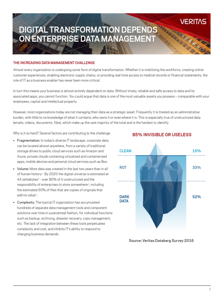 Digital Transformation Depends On Enterprise Data Management | PDF ...