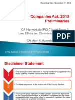 CA Intermediate (IPC) Course Paper 2 Law, Ethics and Communication - Unit 1 CA. Arun K. Agarwal, ACA & ACS