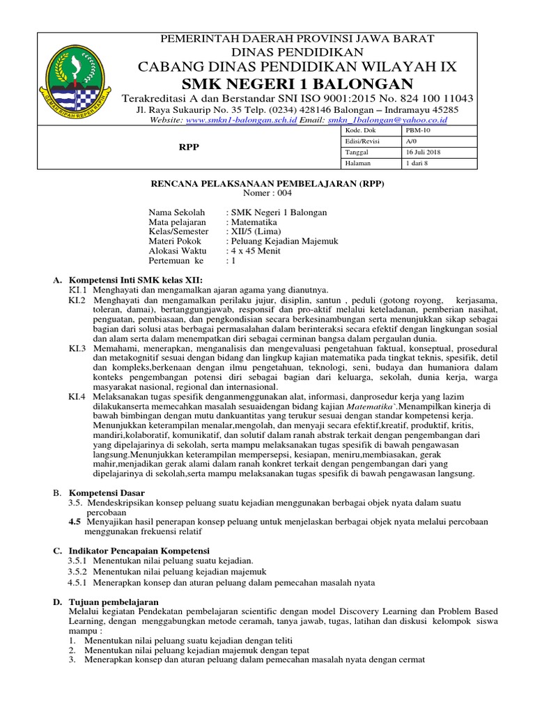 3 25 Peluang Kejadian Majemuk