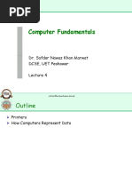 Computer Fundamentals: Dr. Safdar Nawaz Khan Marwat DCSE, UET Peshawar