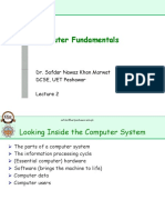 Computer Fundamentals: Dr. Safdar Nawaz Khan Marwat DCSE, UET Peshawar