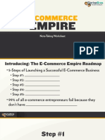 E-Commerce Empire Worksheet