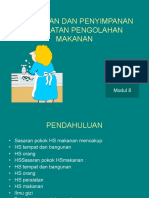 8 Pencucian Dan Penyimpanan Peralatan Pengolahan Makanan