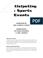 Participating in Sports Events