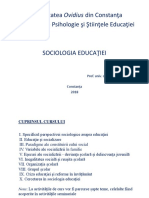 PPtx Sociologia Educatiei 2018 S II