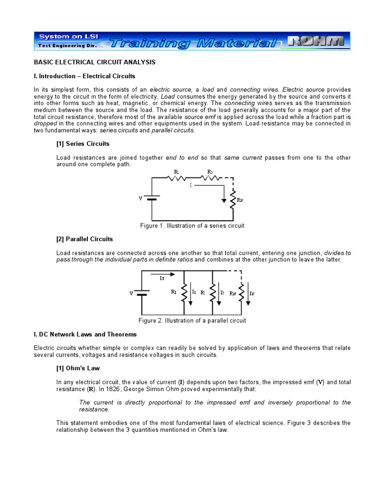 Series And Parallel Circuit Diagram