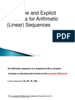 Arithmatic Sequences