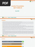 Company Ujjivan Financial Investor Presentation