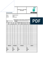 Castable Refractory Production Sample Log Sheet (FORM 07)