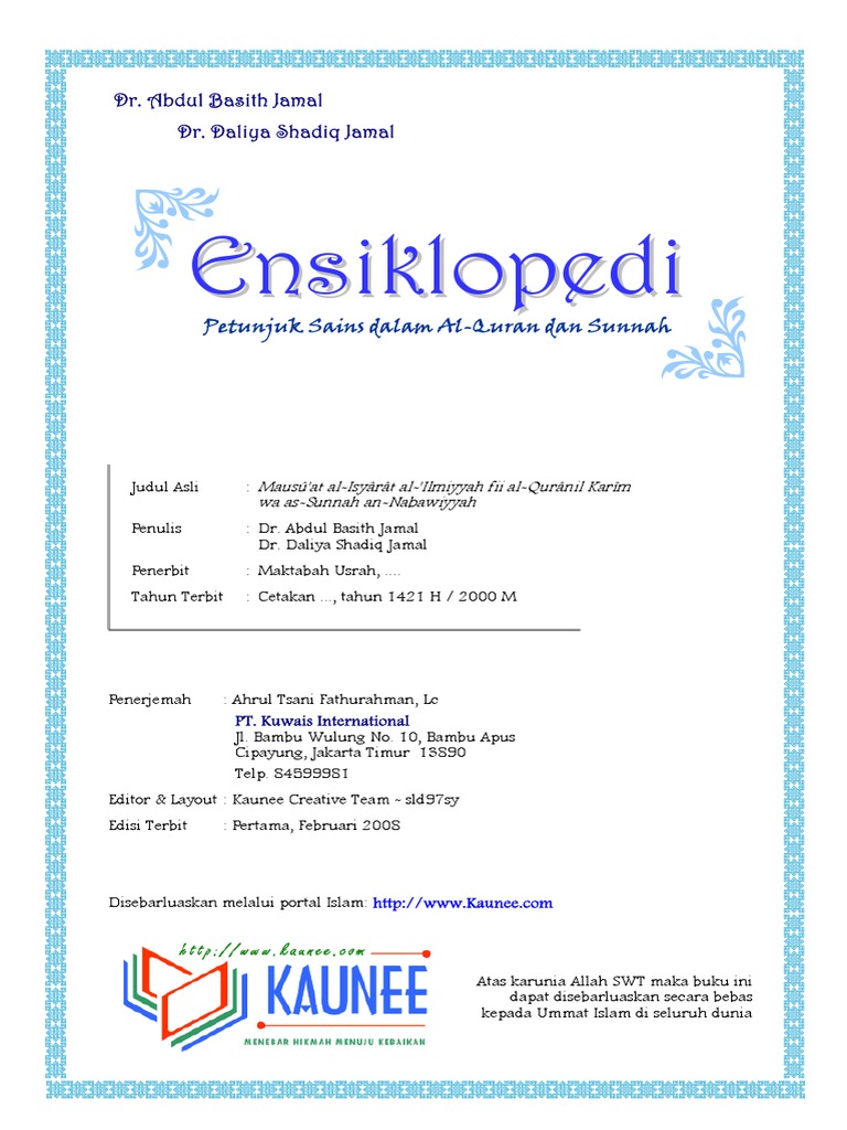 Ensiklopedi Sains Dalam Alqur An Pdf Pdf