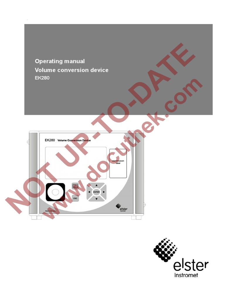 Operating Manual Volume Conversion Device PDF Power Supply