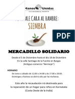 Mercadillo Solidario Cartel PDF