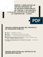 Mejoramiento y Ampliacion de La Gestion Integral 