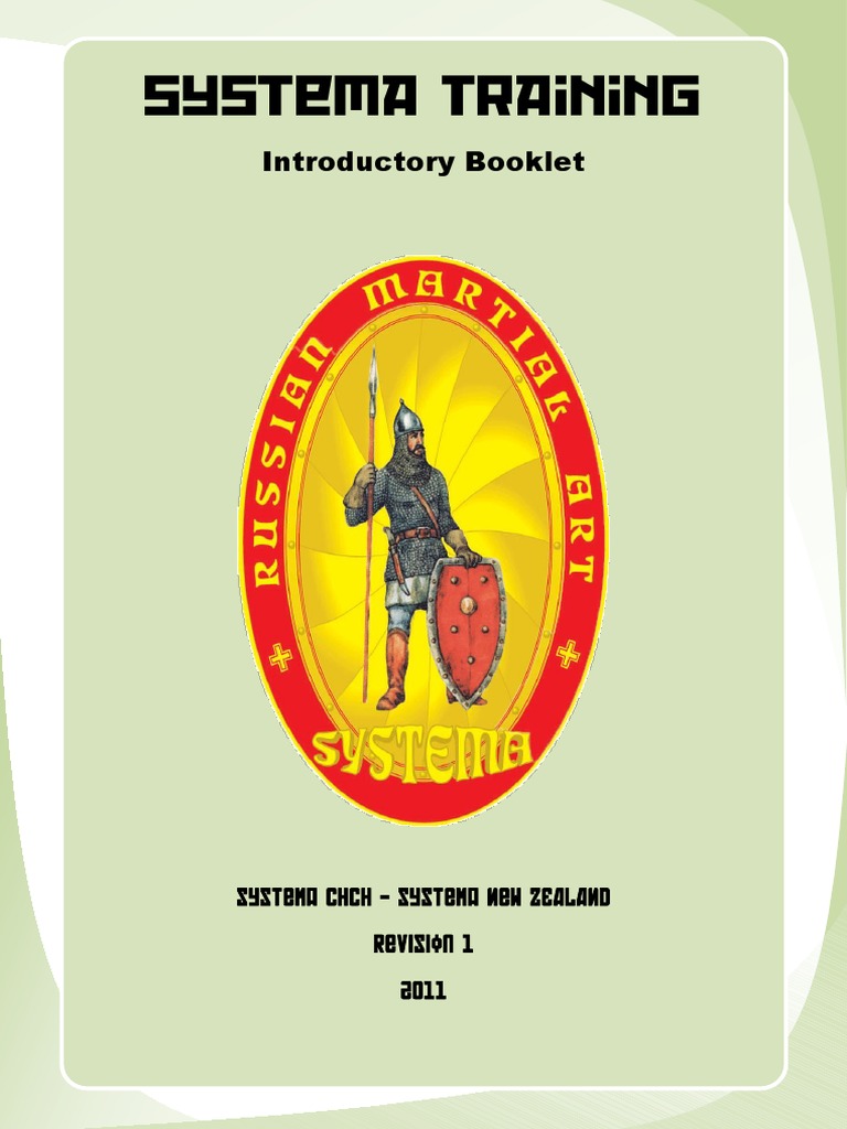 Systema Training - Introductory Booklet - Rev 11 PDF | PDF | Breathing ...