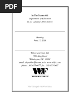 Public Hearing Transcript for Odyssey Charter School