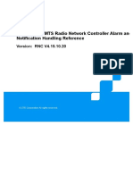 ZXUR 9000 UMTS (V4.15.10.20) Radio Network Controller Alarm and Notification Handling Reference