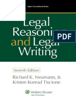 Legal Reasoning and Legal Writing 7th PDF