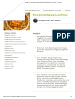 Resep Patin Goreng Tepung Asam Manis Oleh DyahAyuPutriani _dhee Kitchen_ - Cookpad
