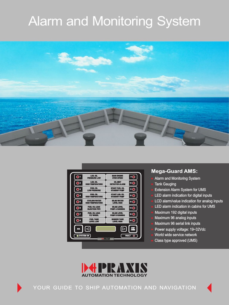 Ship Alarm and Monitoring System Guide | PDF | Fuel Oil | Timer