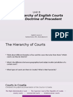 Unit 8.the Hierarchy of English Courts