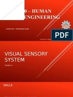 IE 5790 - HUMAN Factor Engineering: Lecturer Set 4 - Visual Sensory System