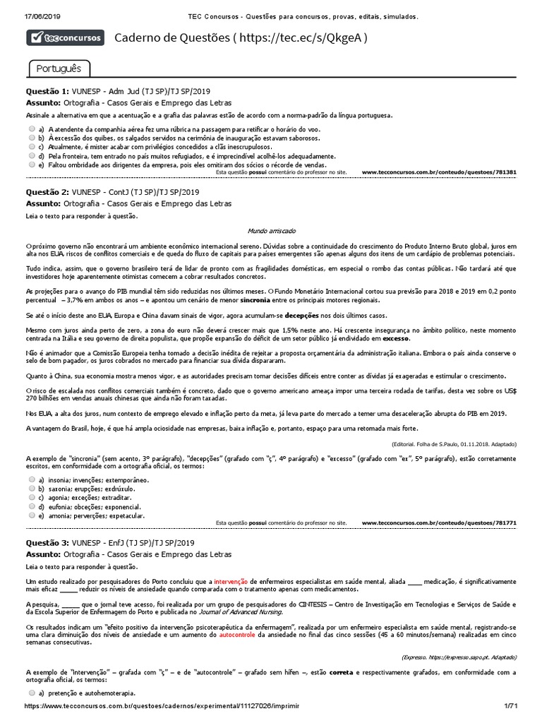 Questão Legislativo Qual das palavras abaixo possui sentido similar, ou  seja, sinônimo, ao da palavra “alarmante” (l.