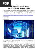 Alternativas Ao Totalitarismo de Mercado