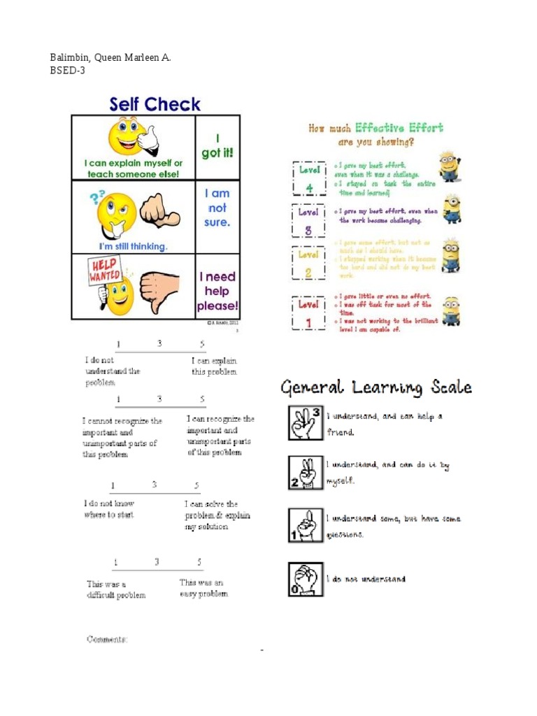 Rating Scale Assignments | PDF