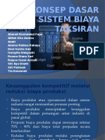 Konsep Dasar Sistem Biaya Taksiran