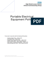 HS09 Portable Electrical Equipment Policy