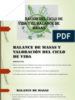 Balance de Masas y Valoración Del Ciclo de