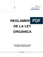 Reglamento de La Ley Orgánica de PGJEBC