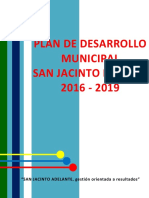 Plan de Desarrollo Municipal San Jacinto Bolivar 2016 - 2019 - Diagnostico