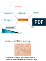 Land Surveying: Engineering Geodetic Cadastral/Title