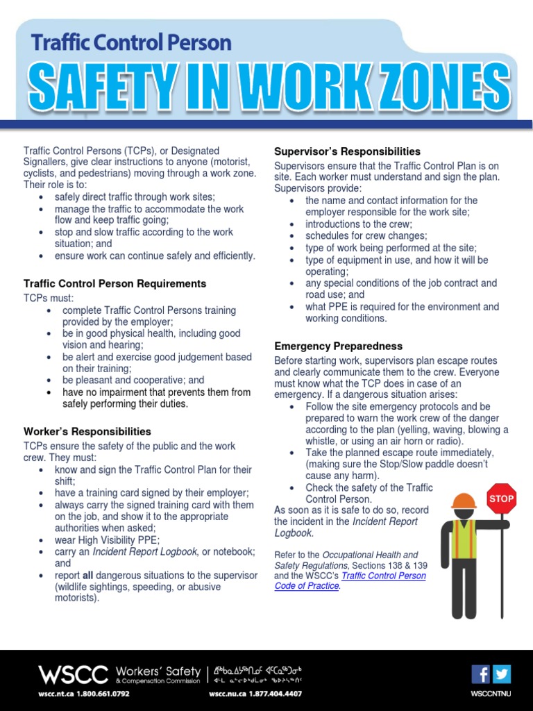 WSCC Supervisor Training for TCPs | PDF | Traffic | Transportation ...