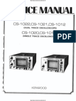 Kenwood cs-1022 cs1021 cs-1012 cs-1020 cs-1010 Oscilloscope PDF