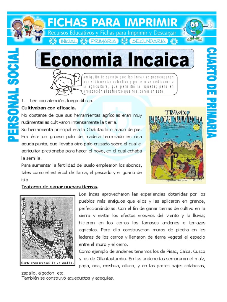 Economia inca | Imperio Inca | Agricultura