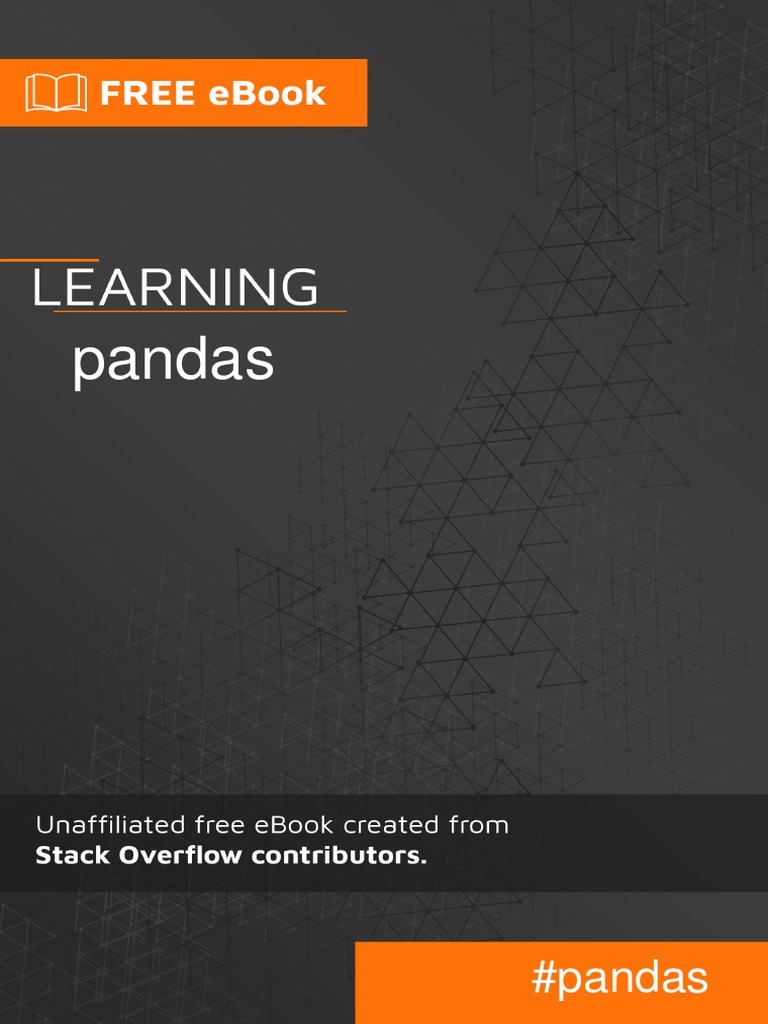 Pandas PDF | PDF | Comma Separated Values | Installation (Computer Programs)