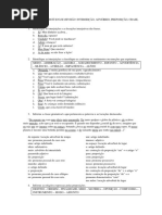 Atividades Interjeição