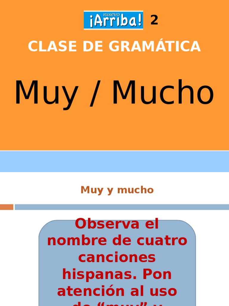 Gramatica Muy Mucho | PDF | Adjetivo | Adverbio